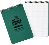 60.4202 - Modestone all weather notepad 96x148mm/50, green