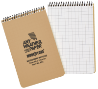 60.4202.1 - Modestone all weather notepad 96x148mm/50, tan