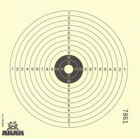 60.4043.2 - AKAH Luftgewehrscheiben 14x14cm