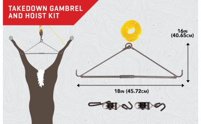 Allen Takedown Gambrel and Hoist Kit, 800lbs