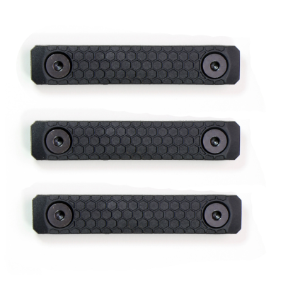 Slate Black Ind. M-Lok Panels 2 slot, Black