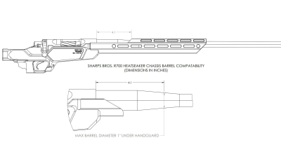 Sharps Bros Heatseeker Chassis Rem.700 SA